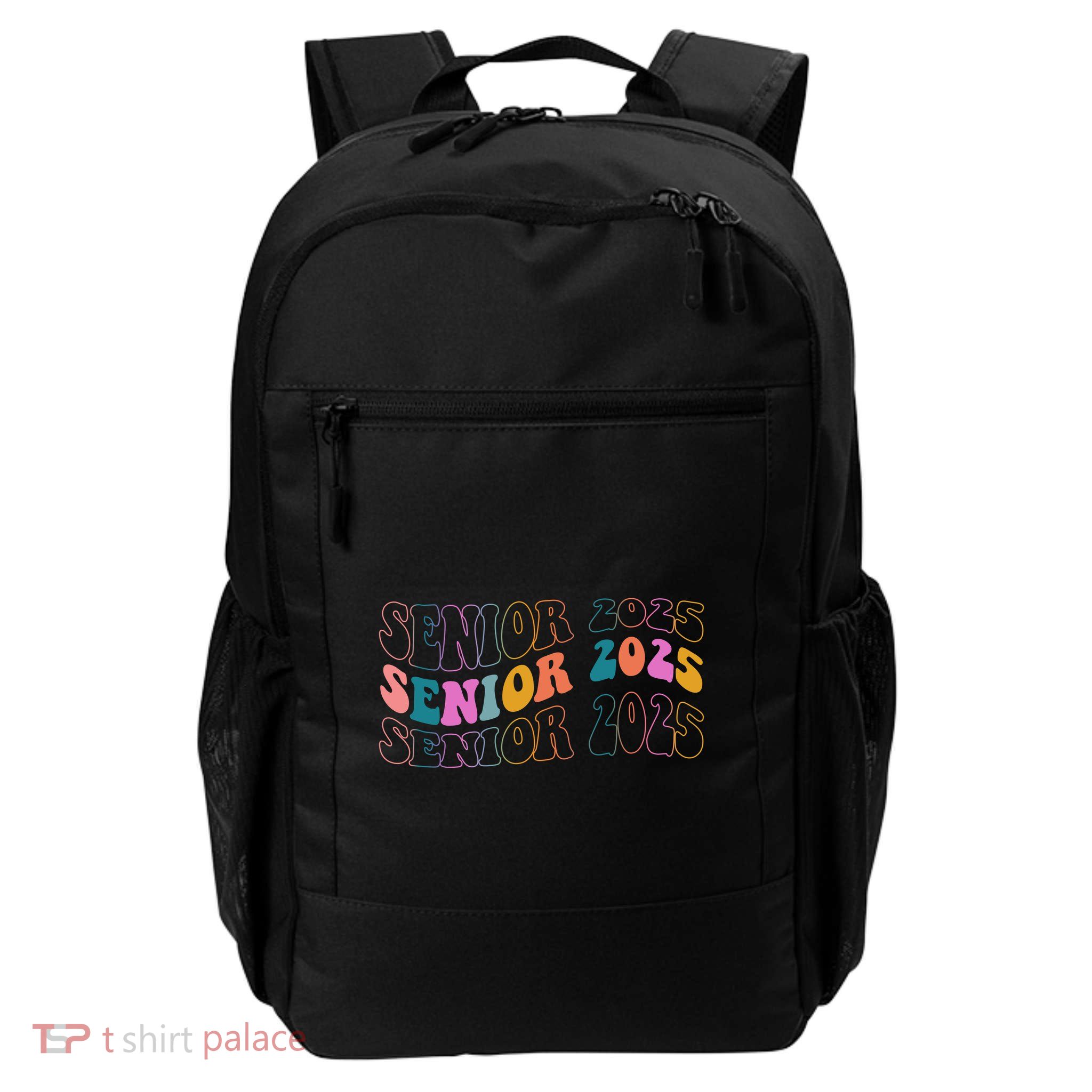 Senior 2025 Retro Class Of 2025 Seniors Graduation Daily Commute Backpack