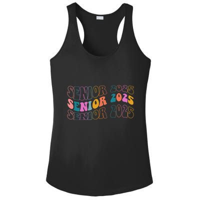 Senior 2025 Retro Class Of 2025 Seniors Graduation Ladies PosiCharge Competitor Racerback Tank