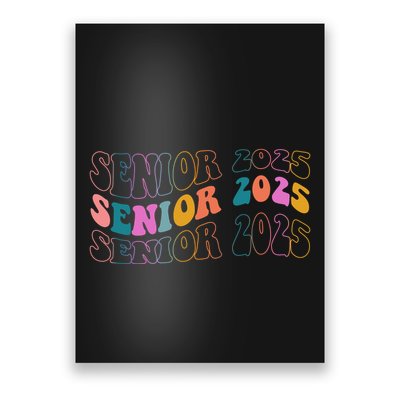 Senior 2025 Retro Class Of 2025 Seniors Graduation Poster