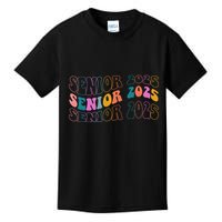 Senior 2025 Retro Class Of 2025 Seniors Graduation Kids T-Shirt