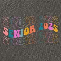 Senior 2025 Retro Class Of 2025 Seniors Graduation Cotton Canvas Backpack