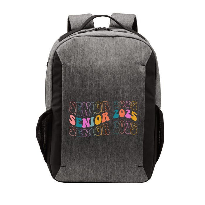 Senior 2025 Retro Class Of 2025 Seniors Graduation Vector Backpack