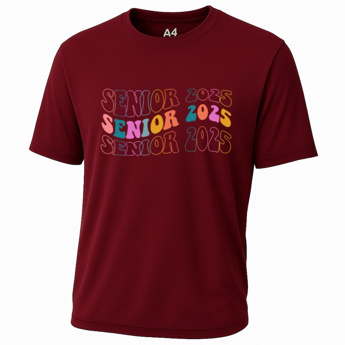 Senior 2025 Retro Class Of 2025 Seniors Graduation Performance Shirt