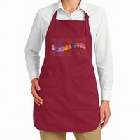 Senior 2025 Retro Class Of 2025 Seniors Graduation Apron