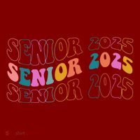 Senior 2025 Retro Class Of 2025 Seniors Graduation Cooling Performance Long Sleeve Crew