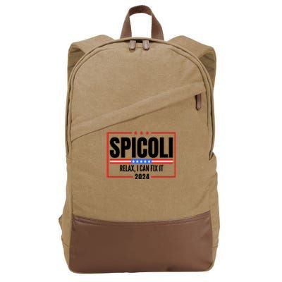 Spicoli 2024 Relax I Can Fix It Cotton Canvas Backpack