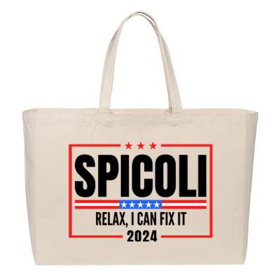 Spicoli 2024 Relax I Can Fix It Cotton Canvas Jumbo Tote