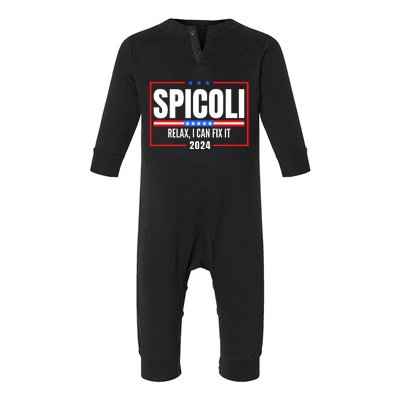 Spicoli 2024 Relax I Can Fix It Infant Fleece One Piece