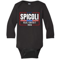 Spicoli 2024 Relax I Can Fix It Baby Long Sleeve Bodysuit