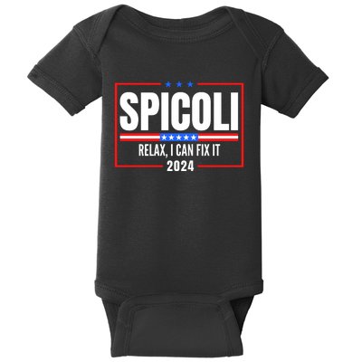 Spicoli 2024 Relax I Can Fix It Baby Bodysuit