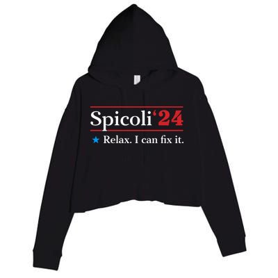 Spicoli 2024 Relax I Can Fix It Crop Fleece Hoodie