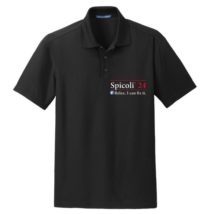 Spicoli 24 Relax I Can Fix It Funny Spicoli Vintage 2024 Dry Zone Grid Polo