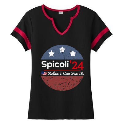 Spicoli 24 Relax I Can Fix It Ladies Halftime Notch Neck Tee