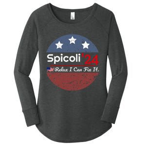 Spicoli 24 Relax I Can Fix It Women's Perfect Tri Tunic Long Sleeve Shirt