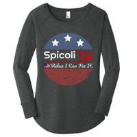 Spicoli 24 Relax I Can Fix It Women's Perfect Tri Tunic Long Sleeve Shirt