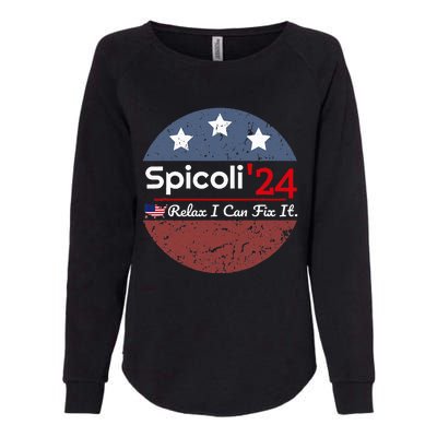 Spicoli 24 Relax I Can Fix It Womens California Wash Sweatshirt