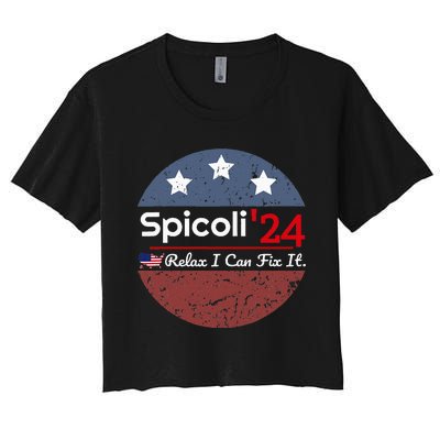 Spicoli 24 Relax I Can Fix It Women's Crop Top Tee