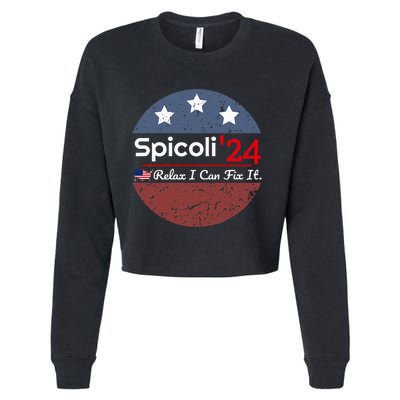 Spicoli 24 Relax I Can Fix It Cropped Pullover Crew