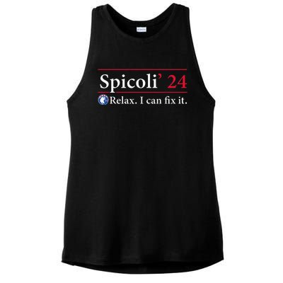 Spicoli 24 Relax I Can Fix It Spicoli 2024 Ladies PosiCharge Tri-Blend Wicking Tank