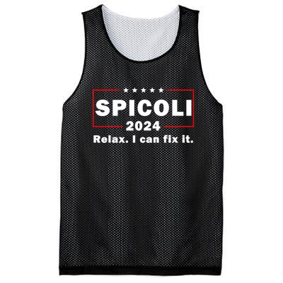 Spicoli 2024 Relax I Can Fix It Mesh Reversible Basketball Jersey Tank