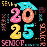 Senior 2025 Retro Graduation Backpack