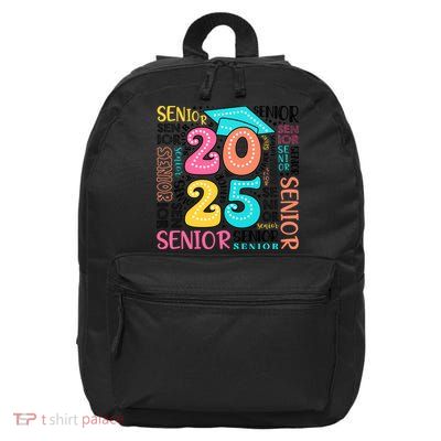 Senior 2025 Retro Graduation 16 in Basic Backpack