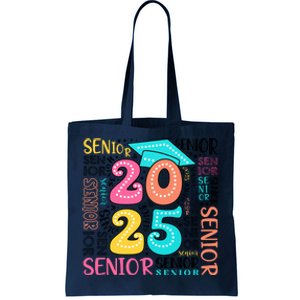 Senior 2025 Retro Graduation Tote Bag