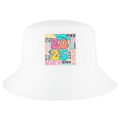 Senior 2025 Retro Graduation Cool Comfort Performance Bucket Hat