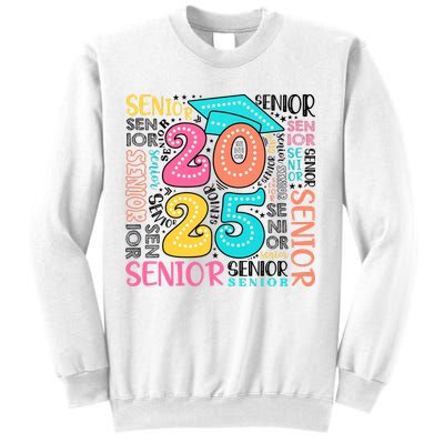Senior 2025 Retro Graduation Sweatshirt