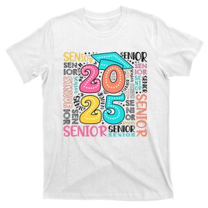 Senior 2025 Retro Graduation T-Shirt