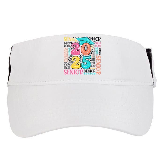 Senior 2025 Retro Graduation Adult Drive Performance Visor