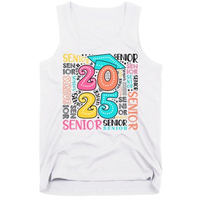 Senior 2025 Retro Graduation Tank Top