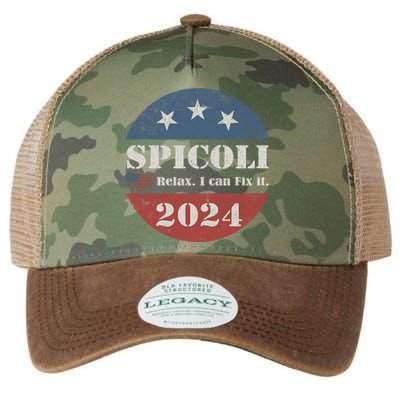 Spicoli 24 Relax I Can Fix It Funny Spicoli Vintage 2024 Legacy Tie Dye Trucker Hat