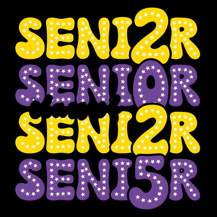Senior 2025 Retro Graduation Class Of Senior Impact Tech Backpack