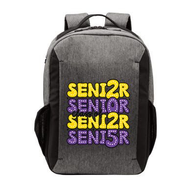 Senior 2025 Retro Graduation Class Of Senior Vector Backpack