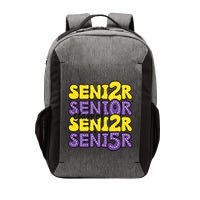Senior 2025 Retro Graduation Class Of Senior Vector Backpack