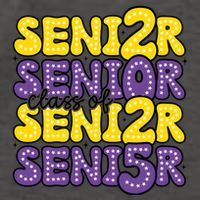 Senior 2025 Retro Graduation Class Of Senior Vector Backpack