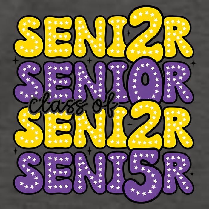 Senior 2025 Retro Graduation Class Of Senior Vector Backpack