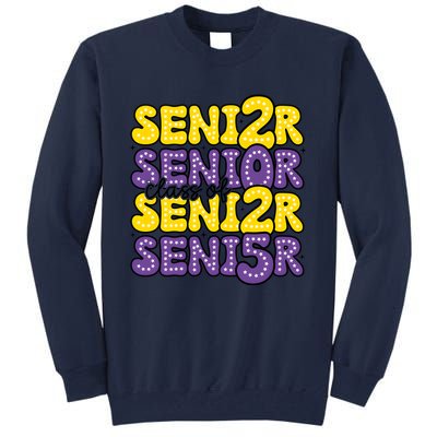 Senior 2025 Retro Graduation Class Of Senior Tall Sweatshirt