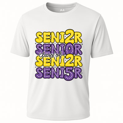 Senior 2025 Retro Graduation Class Of Senior Performance Shirt