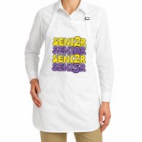 Senior 2025 Retro Graduation Class Of Senior Apron