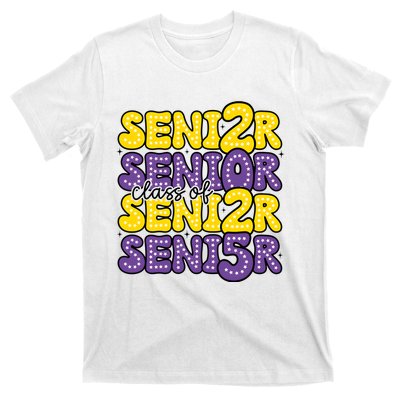 Senior 2025 Retro Graduation Class Of Senior T-Shirt