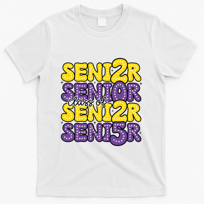 Senior 2025 Retro Graduation Class Of Senior T-Shirt