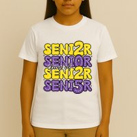 Senior 2025 Retro Graduation Class Of Senior T-Shirt