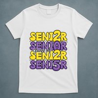 Senior 2025 Retro Graduation Class Of Senior T-Shirt
