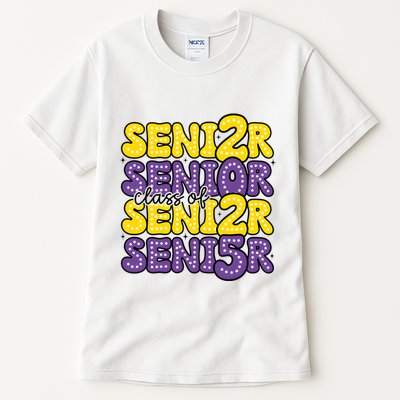Senior 2025 Retro Graduation Class Of Senior Tall T-Shirt