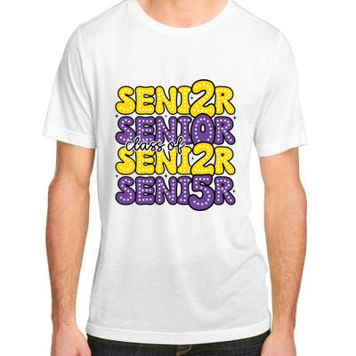 Senior 2025 Retro Graduation Class Of Senior Adult ChromaSoft Performance T-Shirt