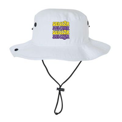 Senior 2025 Retro Graduation Class Of Senior Bucket Hat