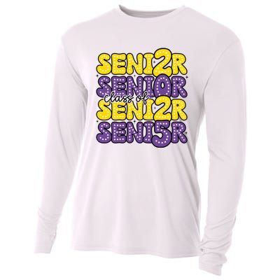 Senior 2025 Retro Graduation Class Of Senior Cooling Performance Long Sleeve Crew