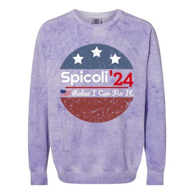 Spicoli 24 Relax I Can Fix It Colorblast Crewneck Sweatshirt